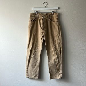 Vintage Men’s Levi’s - Khaki - Size: 36W x 29L